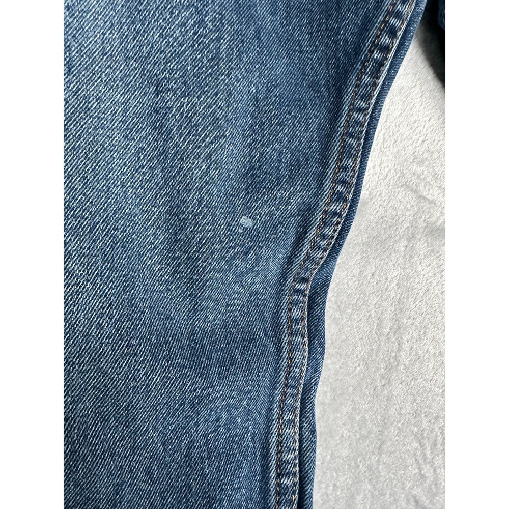 Levi's 505 Jeans Men's 34x29 Blue Cotton Regular Fit Medium Wash Straight Leg - Picture 3 of 16
